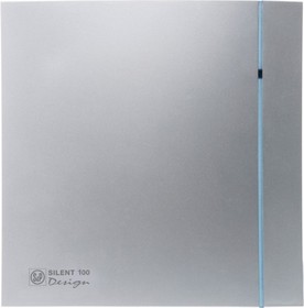 Вентилятор вытяжной Silent-100 CHZ Silver Design 03-0103-123