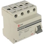 Выключатель дифференциального тока УЗО 4п 40А 30мА АС PROxima elcb-4-40-30-em-pro