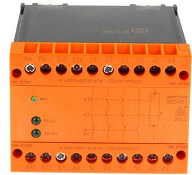 Фото 1/3 BN5983.53 DC24V, Dual-Channel Emergency Stop Safety Relay, 24V dc, 3 Safety Contacts