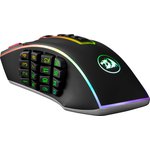 Мышь Redragon Legend Chroma X, игровая, оптическая, проводная, USB, черный [70517]