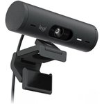 960-001422, Logitech BRIO 500 HD Webcam - GRAPHITE - USB, Веб-камера