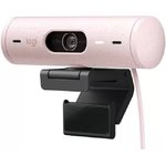 960-001421, Logitech BRIO 500 HD Webcam - ROSE - USB, Веб-камера