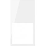 Simon 100 Белый глянец Рамка вертикальная на 2 поста/2 модуля