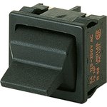 01819.1302-01, Toggle Switch, Panel Mount, (On)-Off-(On), DPDT, Tab Terminal
