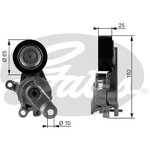 T38209, Ролик натяжной VW EOS 06-, GOLF PLUS 05-, GOLF V 03-, GOLF VI 08- ...