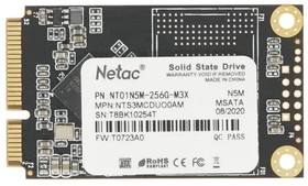 Фото 1/10 Накопитель SSD Netac mSata N5M 256GB NT01N5M-256G-M3X TLC