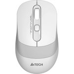 Мышь A4Tech Fstyler FG10 белый/серый оптическая 2000dpi беспров. USB 3but (FG10 WHITE)
