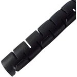 SHR-08-PPB, Spiral Sleeve, 10mm, Polypropylene, Black, 1m