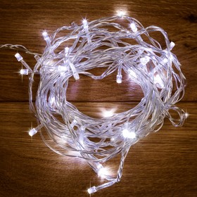 Фото 1/10 303-175, Гирлянда Твинкл Лайт 6 м, прозрачный ПВХ, 40 LED, цвет Белый