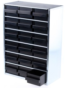 102544, 18 Drawer ESD Cabinet, 240 x 307 x 146mm
