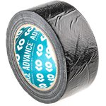 AT170 AT170 Duct Tape, 25m x 50mm, Black, Gloss Finish
