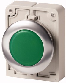 Фото 1/2 183283 M30C-FL-G, Green Pilot Light, 30mm Cutout RMQ Titan M30 Series