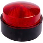 X80-01-02, X 80 Series Red Flashing Beacon, 24 V, Surface Mount, Xenon Bulb, IP67