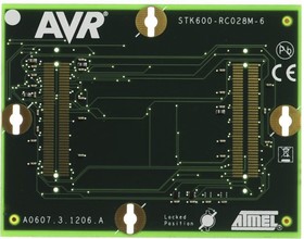 Фото 1/3 ATSTK600-RC06, ATSTK600-RC06 Routingcard for use with 28-pin MegaAVR in DIP Socket