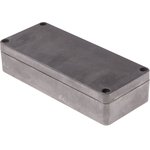 Silver Die Cast Aluminium Enclosure, IP66, Silver Lid, 150 x 64 x 34mm