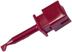 BU-00201-2, Test Clips Red Micro-Plunger Clip-1.75"