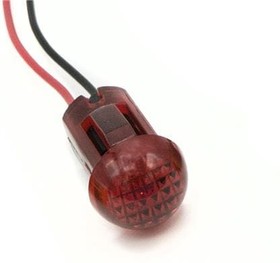 655-2103-103F, Светодиодный индикатор в панель, Красный, 12 В, 12.7 мм, 20 мА, 70 мкд, Без Рейтинга
