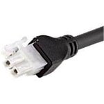 245135-0210, Sensor Cables / Actuator Cables MINIFIT 2CKT CBL AY DR OVERMOLDED 1M BLK