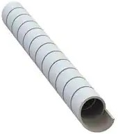 22SPW11BK, Spiral Wraps, Sleeves, Tubing & Conduit Spiral Wrap, 1.00-7.00 Bundle, 1 in OD, .095 Wall, Black, UV Polyethylene, 1 EA = 100 FT