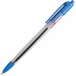 Ручка шариковая масляная автоматическая STAFF "OBP-252", СИНЯЯ, узел 0,7 мм ...