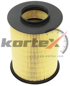Фото 1/3 KA0093, Фильтр воздушный FORD Focus 2,3,Kuga (08-) VOLVO S40 (07-) (круглый) KORTEX
