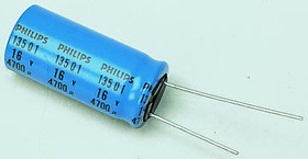 Фото 1/2 470μF Aluminium Electrolytic Capacitor 63V dc, Radial, Through Hole - MAL215098475E3