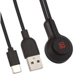 Держатель в авто REMAX RC-FC1 подставкана панель + USB кабель Type-C (черный)