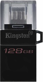 Фото 1/3 Флеш Диск Kingston 128Gb DataTraveler microDuo 3 G2 DTDUO3G2/128GB USB3.0 черный