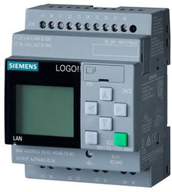 Логический модуль LOGO! тип 24CE, дисплей PS / I / O: 24 В / 24 В / 24 В транзистор – купить оптом и в розницу