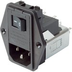 FN389-6-21, Filtered IEC Power Entry Module, IEC C14, General Purpose, 6 А ...