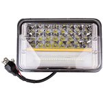 Фара светодиодная OFF ROAD 16511580мм прямоуг 12V/24V 126W 6000К42 диода Б+Д свет (Н4) S07201071