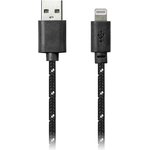 Дата-кабель Smartbuy USB - 8-pin для Apple, нейлон, длина 1 м ...