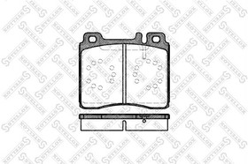 431 000B-SX, 431 000B-SX_колодки дисковые п.! с антискрип. пл.\ MB W140 2.8-6.0/3.0TD/3.5TD 91