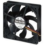 9S1224M4011, San Ace 9S Series Axial Fan, 24 V dc, DC Operation, 100m³/h, 1.44W ...