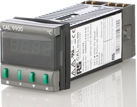 Фото 1/3 992.12C, 9900 PID Temperature Controller, 48 x 48 (1/16 DIN)mm, 2 Output Relay, SSD, 230 V ac Supply Voltage