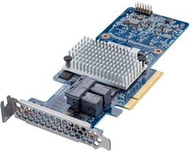 Фото 1/3 Контроллер Gigabyte RAID Controller PCIe 3.0 x8, SAS/SATA 12G, RAID 0,1,5,6,10,50,60, Cache 2Gb, SAS3108, 8 ports (2*int SFF8643), Up to 32