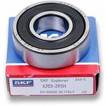 6203-2RSH, 17mm Deep Groove Ball Bearing 40mm O.D