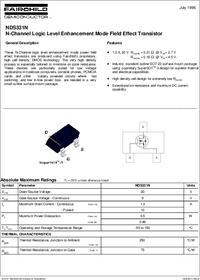 10x NDS331N N-MOSFET – 20V / 1,3A, SOT23-3, Unipo Produktbild-Vorschau 3