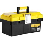 Ящик для инструментов Deko DKTB25 1отд. 6карм. желтый/черный (065-0830)