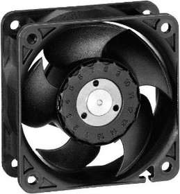 Фото 1/7 624N, DC Fans DC Tubeaxial Fan, 60x60x25mm, 24VDC, 23.5CFM, 2.2W, 35dBA, 6100RPM, Ball Bearing