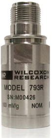 793-6, Accelerometers Top exit, FireFET, high temp operation to 150 C/302 F, case isolated, 100 mV/g, 10% sensitivity tolerance, MIL-C-5015