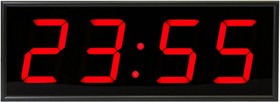 Часы электронные Импульс-NOVA-R-ETN-NTP,цв свечен красн 0,5Кд,450x150x55мм