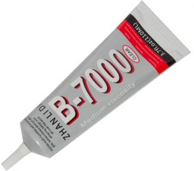 Фото 1/3 (B-7000) клей герметик для проклейки тачскринов B-7000, прозрачный, 110 мл