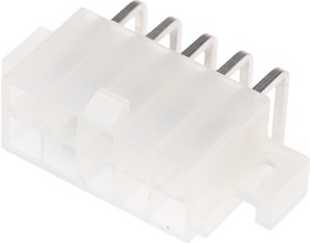 Фото 1/3 39-29-1108, Mini-Fit Jr. Series Right Angle Through Hole PCB Header, 10 Contact(s), 4.2mm Pitch, 2 Row(s), Shrouded
