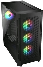 Фото 1/3 Cougar Airface Pro RGB Black 4x120MM ARGB FAN, ARGB FAN HUB, БЕЗ БП, ЧЕРНЫЙ, E-ATX