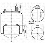 SK-7803K-01, Подушка пневматическая