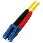 SMFIBLCLC10, LC to LC Duplex Single Mode OS1 Fibre Optic Cable, 9/125μm, Yellow, 10m