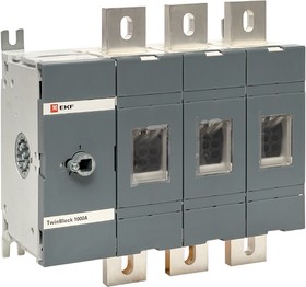 Рубильник 3п 1000А без рукоятки управления TwinBlock PROxima EKF tb-s ...