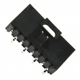 0740990008, Connector Header Surface Mount 8 position 0.100" (2.54mm)