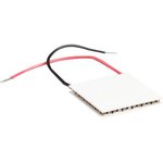 MPETH-127-10-13-H1, Thermoelectric Peltier Cooler Module, Single Stage, 35 W, 4 A, 16 VDC, 30mm x 30mm x 3.6mm